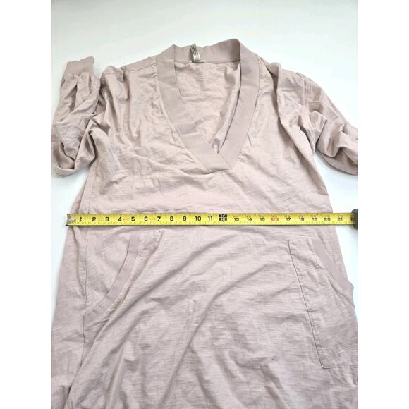 Womens Free People Hot Shot Long Sleeve V Neck Onesie Romper Rose Size Small - Picture 7 of 11